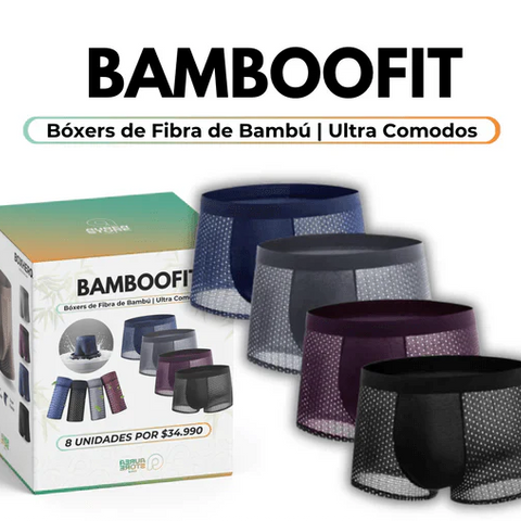 Calzoncillos de Fibra de Bambú | BambooFit- [🔥8 BÓXERS POR EL PRECIO DE 4 🔥]